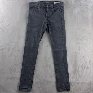 Rag & Bone Fit 1 Jeans Mens‎ Size 31x32 Gray Shelter Extra Slim Stretch Denim